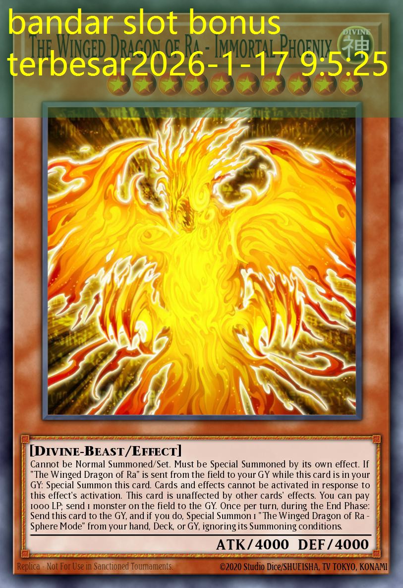 bandar slot bonus terbesar